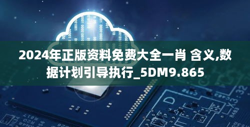 2024年正版资料免费大全一肖 含义,数据计划引导执行_5DM9.865