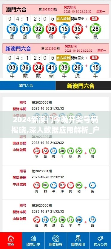 2024新澳门今晚开奖号码揭晓,深入数据应用解析_户外版7.830