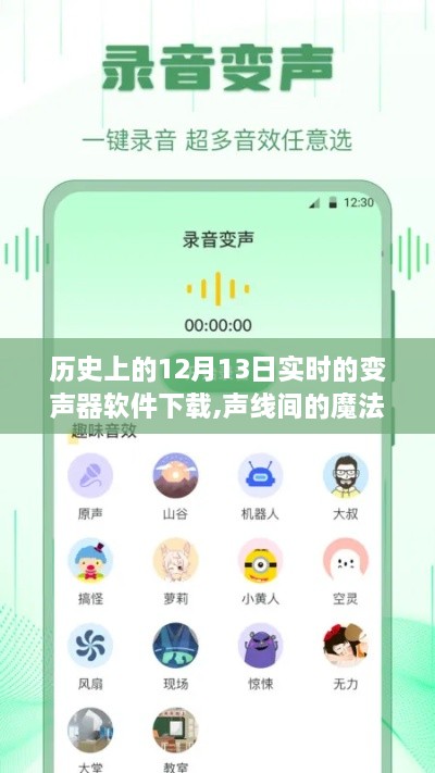 声变奇缘，12月13日的实时变声器冒险之旅下载开启