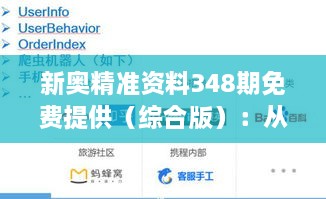 新奥精准资料348期免费提供（综合版）：从海量信息中抽取精华
