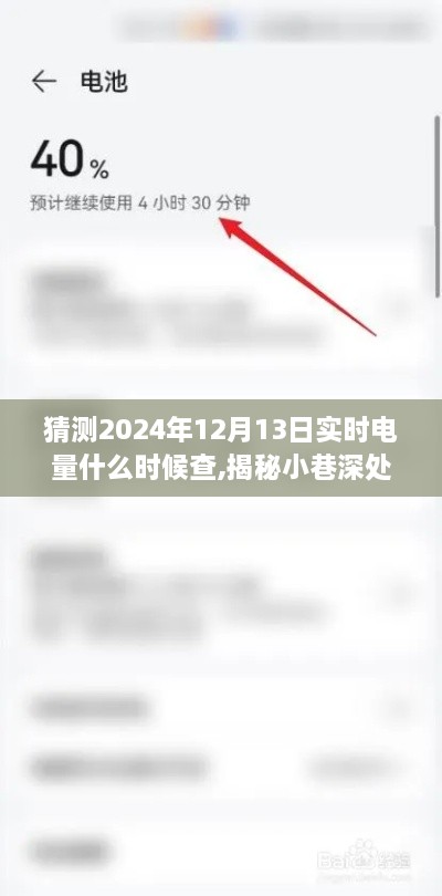 揭秘小巷深处的神秘电量秘境，探寻未来时刻，预测未来电量及惊喜小店体验揭晓