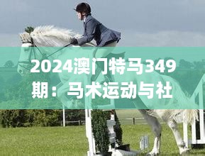 2024澳门特马349期：马术运动与社会责任的双重体现