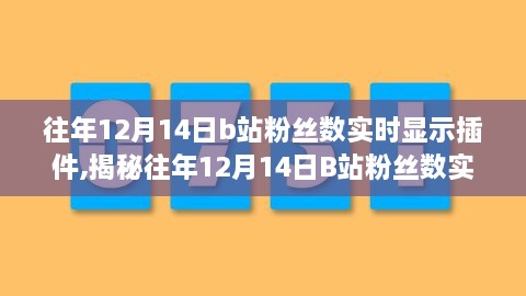 揭秘往年12月14日B站粉丝数实时显示插件背后的秘密，粉丝增长一览无余！