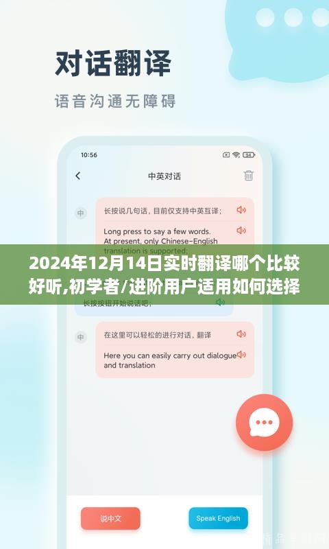 2024年实时翻译工具选择指南，初学者与进阶用户如何挑选并体验优质的翻译服务