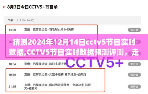 CCTV5节目预测评测，走进未来的体育世界，实时数据解析2024年12月14日CCTV5节目动态