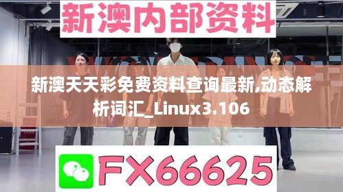 新澳天天彩免费资料查询最新,动态解析词汇_Linux3.106