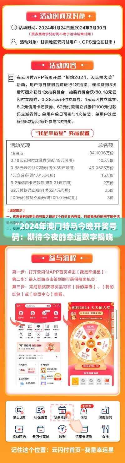 “2024年澳门特马今晚开奖号码：期待今夜的幸运数字揭晓”