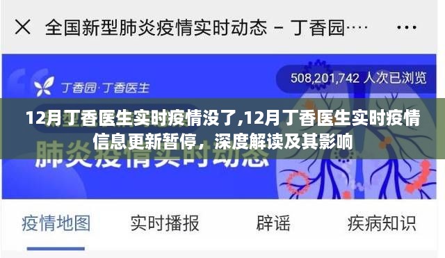 12月丁香医生实时疫情信息更新暂停，深度解读与影响