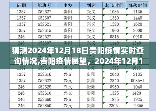 2024年12月18日贵阳疫情实时动态与深度思考，展望与查询