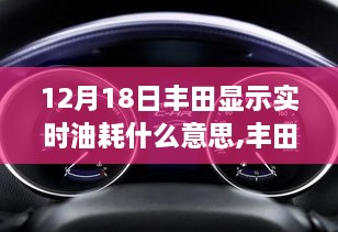 丰田实时油耗显示，绿色征途中的内心平静追寻者