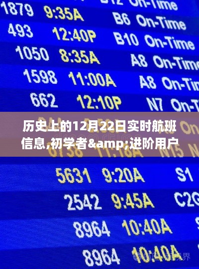 历史上的12月22日实时航班信息全攻略，适合初学者与进阶用户的查询指南