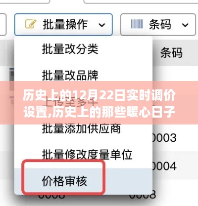 12月22日调价之旅，历史暖心日与内心宁静的探寻