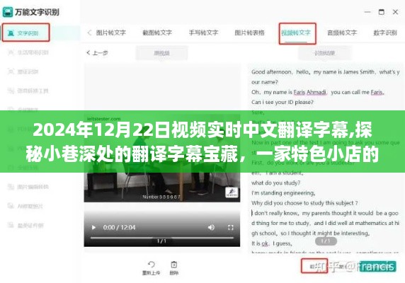 探秘小巷深处的神秘小店，实时字幕宝藏的奇幻时光（2024年12月22日视频）