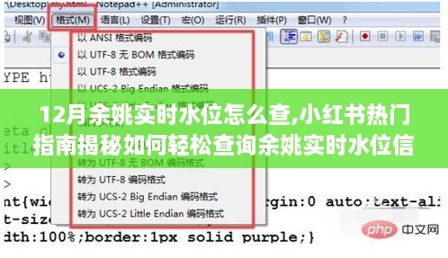 12月余姚实时水位查询指南，小红书热门方法揭秘