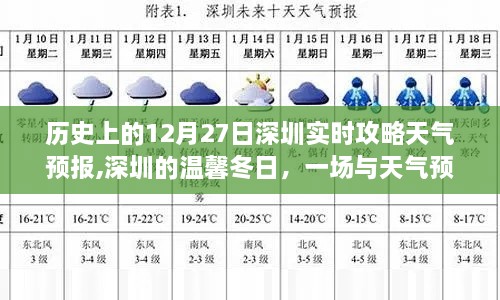 深圳冬日天气预报，历史12月27日实时攻略与温馨冬日的奇妙邂逅