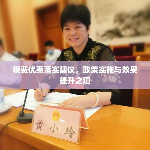 税费优惠落实建议，政策实施与效果提升之道