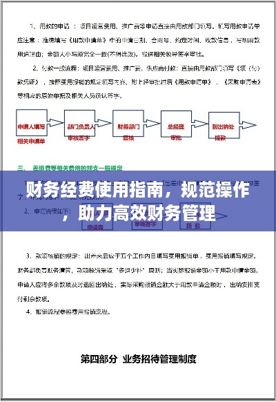 财务经费使用指南，规范操作，助力高效财务管理