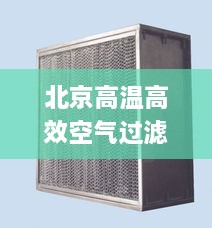 北京高温高效空气过滤器应用与迅猛发展探秘