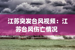 江苏突发台风视频：江苏台风伤亡情况 