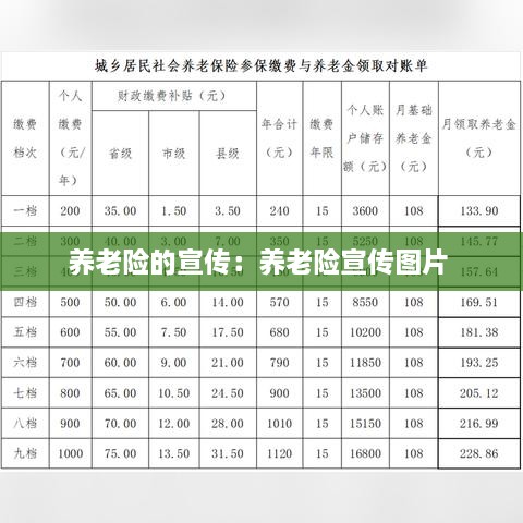 养老险的宣传：养老险宣传图片 