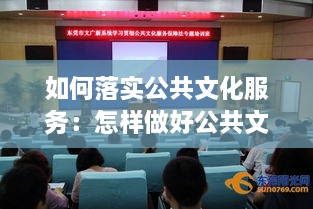 如何落实公共文化服务：怎样做好公共文化服务工作 