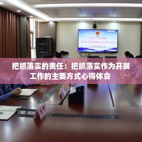 把抓落实的责任：把抓落实作为开展工作的主要方式心得体会 