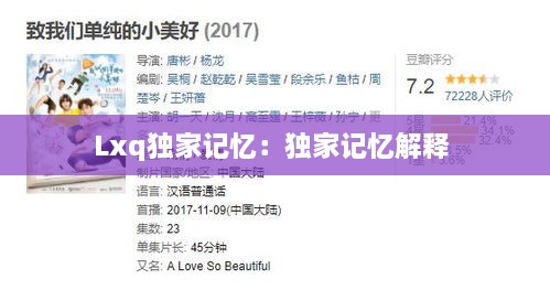 Lxq独家记忆：独家记忆解释 