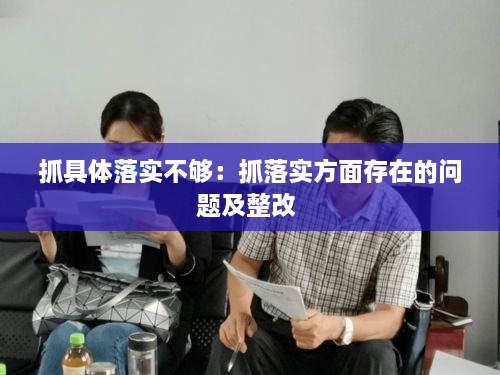 抓具体落实不够：抓落实方面存在的问题及整改 