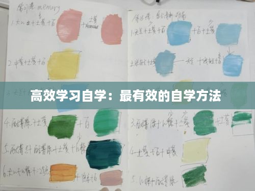 高效学习自学：最有效的自学方法 