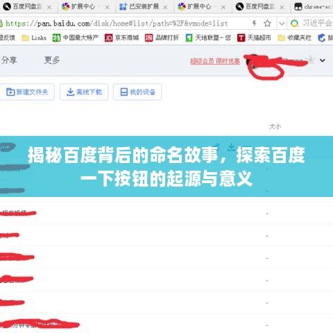 揭秘百度背后的命名故事，探索百度一下按钮的起源与意义