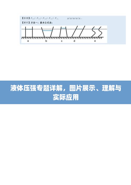 液体压强专题详解，图片展示、理解与实际应用