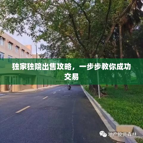 独家独院出售攻略，一步步教你成功交易