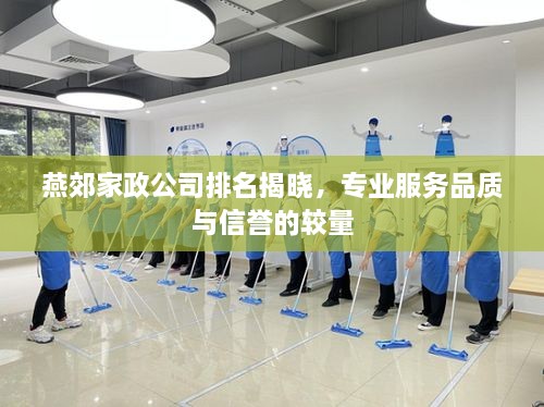 燕郊家政公司排名揭晓，专业服务品质与信誉的较量