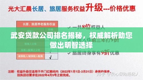 武安贷款公司排名揭秘，权威解析助您做出明智选择