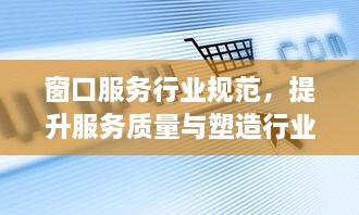 窗口服务行业规范，提升服务质量与塑造行业形象的核心策略