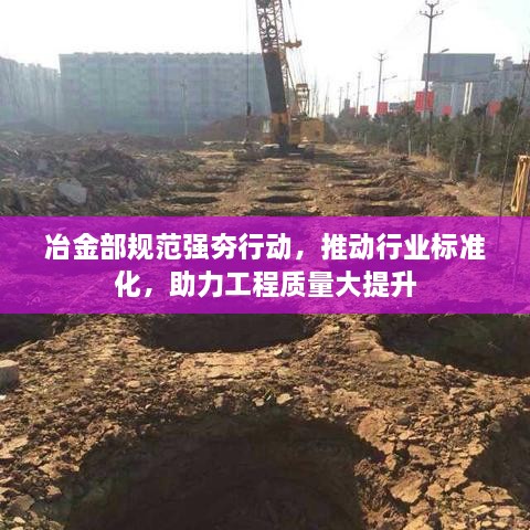 冶金部规范强夯行动，推动行业标准化，助力工程质量大提升